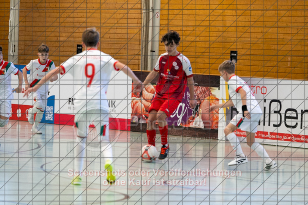 20251213_104226_0170 | FC Augsburg - SGM Do/Rei U1427. internationaler Prinzing Junior Cup in der Donzdorfer Lautertalhalle - 13.12.2025,Foto: PhotoPeet-Sportfotografie/Peter Harich