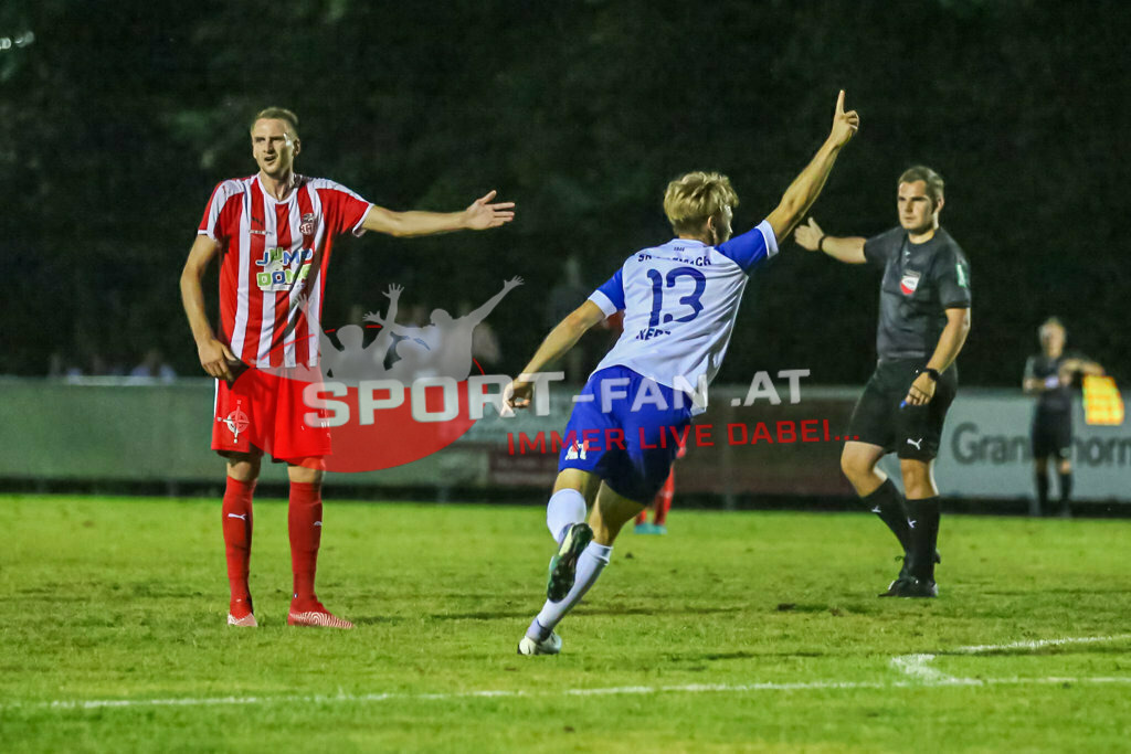 FC KAC - SK Treibach 2-2, Kärntner Liga | Alexander Kerhe (SK Treibach #13) FC KAC - SK Treibach 2-2 am 25.08.2023 in Klagenfurt
(Sportplatz KAC), Austria, (Photo by Ernst Krawagner sport-fan.at) - Realisiert mit Pictrs.com