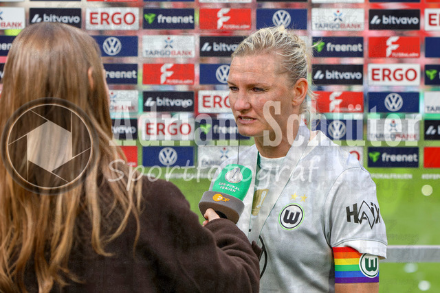 14.05.2026, GER, Fussball, Frauen, DFB-Pokal, Finale, Saison 2025/2026, VfL Wolfsburg - FC Bayern München | Alexandra Popp (Wolfsburg) im Interview