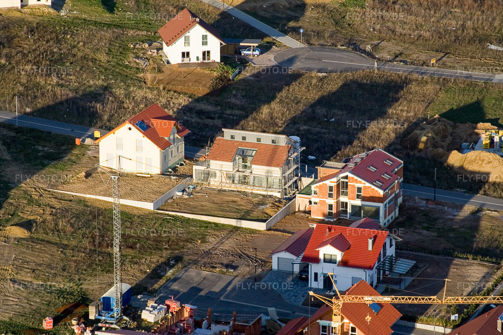 Luftbild: Am Höhenweg in Kandel im Bundesland Rheinland-Pfalz in Deutschland. Foto: IMG_9847.jpg vom 18.03.2008 durch Werner Riehm/FLY-FOTO.de