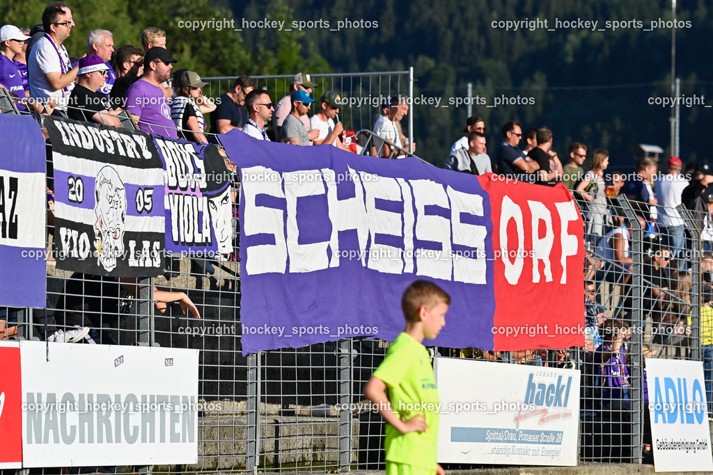 SVS Spittal Drau vs. FK Austria Wien 21.7.2023 | FK Austria Wien Fans, Scheiss ORF