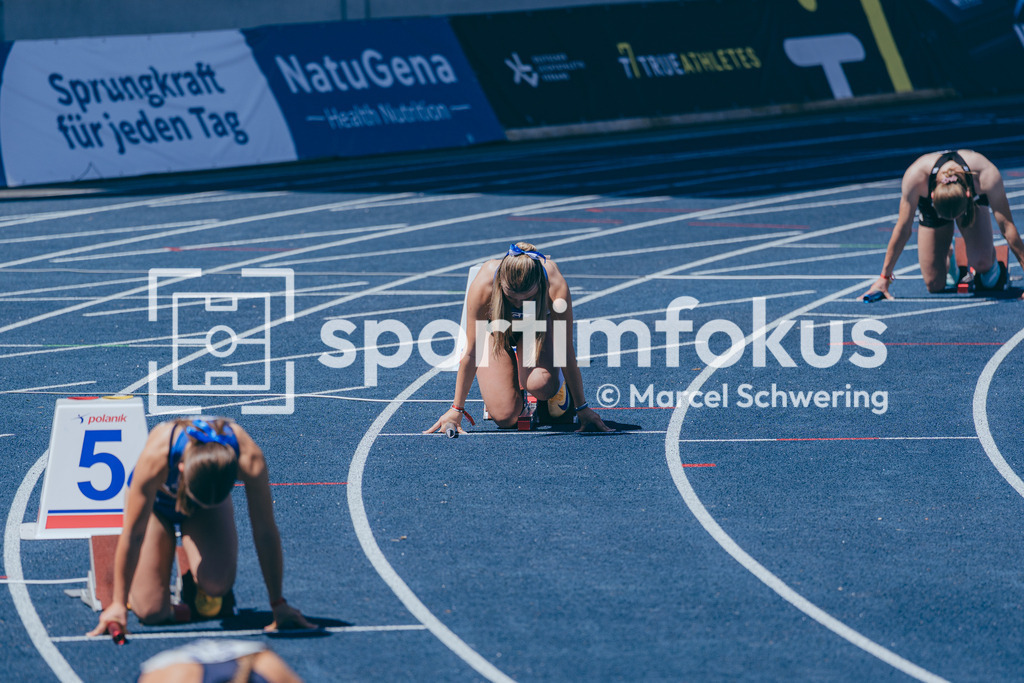 Deutsche Meisterschaften U20 / U16 2026 | Amanda Schröder, LG Lage-Detmold-Bad Salzuflen, 1546, 4x100-Meter-Staffel, Deutsche Meisterschaften der U20 &amp; U16 2026, Lohrheidestadion Bochum-Wattenscheid, 10.07.2026. Foto: Marcel Schwering / sportimfokus - Realisiert mit Pictrs.com
