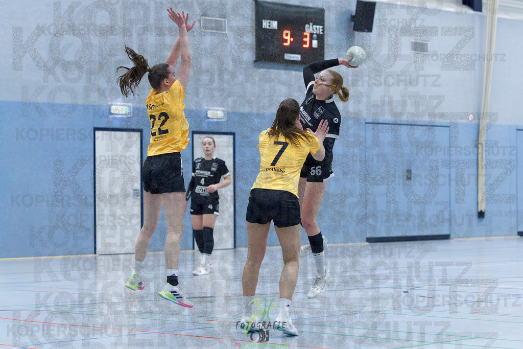 Handball Frauen Oberliga Mitte, HSG Eibelshausen/Ewersbach - HSG Lumdatal | Handball Frauen Oberliga Mitte, HSG Eibelshausen/Ewersbach - HSG Lumdatal am 21.02.2026 in Dietzhölztal-Steinbrücken (Sporthalle am Hammerweiher)Photo © 2026 - Jörg Heinrich - Realisiert mit Pictrs.com