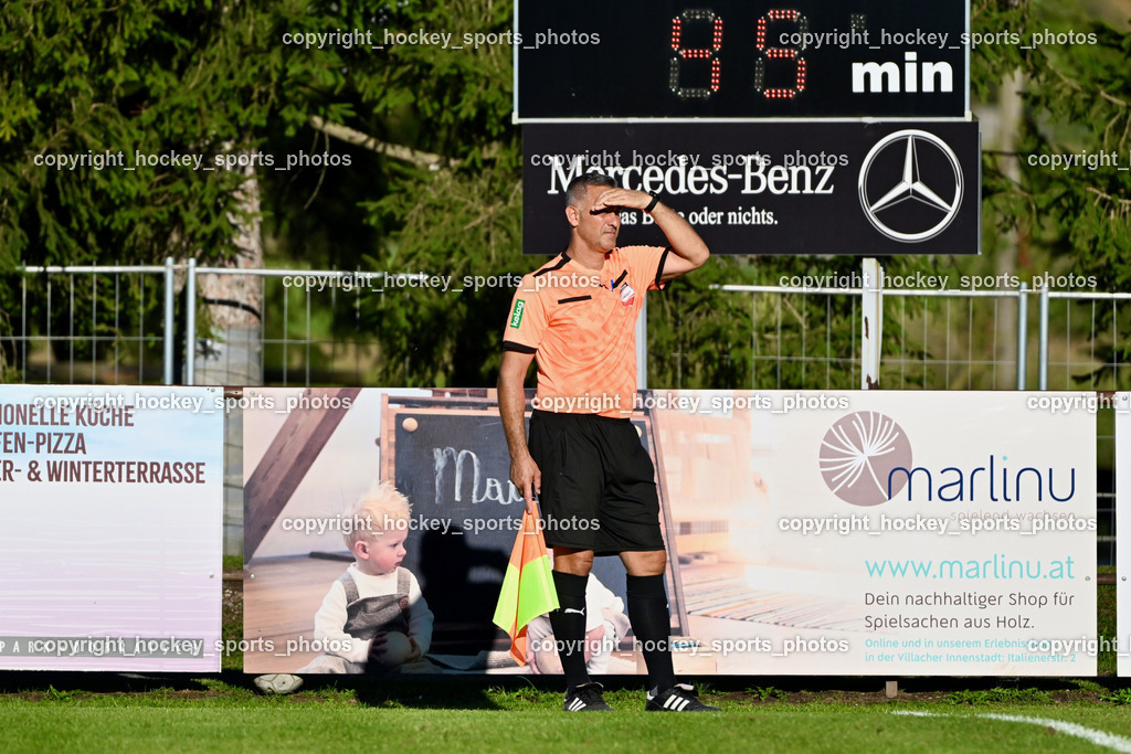 ATUS Nötsch vs. Thal Assling | Hasan Muharemovic Referee, ATUS Nötsch vs. Thal Assling, ATUS Nötsch vs. Thal Assling am 31.08.2025 in Nötsch (Dobratsch Arena), Austria, (Photo by Bernd Stefan)