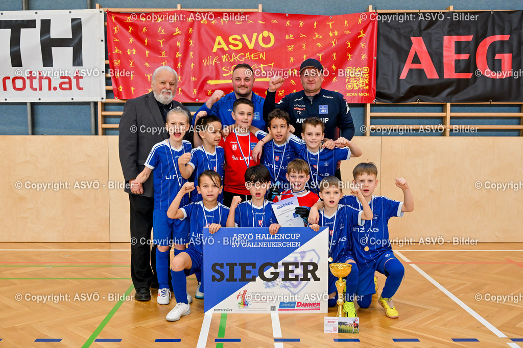 ASVÖ_ Fussballturnier SV Gallneukirchen_ 09.02.2025-186 | 09.02.2025, Gallneukirchen, AUT, ASVÖ, Fussball Nachwuchs Hallenturnier 2025, SV Gallneukirchen im Bild Teilnehmer U 9©Harald Dostal / fodo.media - Realisiert mit Pictrs.com