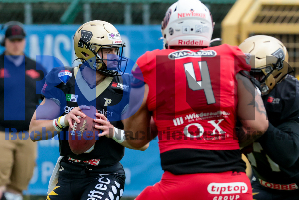 GFL: Paderborn Dolphins vs. New Yorker Lions{date} -  | {headline}(Foto: Sebastian Sendlak / BOND) - Realisiert mit Pictrs.com