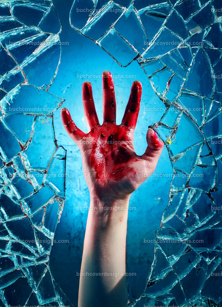 Glasscherben _ Glassplitter mit hand und blüt | Entdecken Sie kreative Buch Cover Designs für Self-Publishing-Autoren und Verlage! Unsere maßgeschneiderten Designs ziehen Leser an und bringen Ihre Geschichten visuell zum Leben. Lassen Sie uns Ihr perfektes Cover gestalten!
