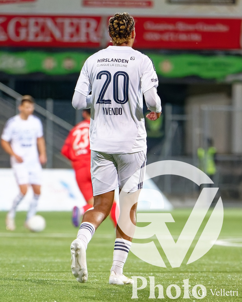 Challenge League - Etoile Carouge FC v FC Vaduz | Vincent Nvendo FerrierGregor (20 Etoile Carouge FC) in action during the Challenge League game between Etoile Carouge FC and FC Vaduz at Stade de la Fontenette in Carouge, Switzerland
