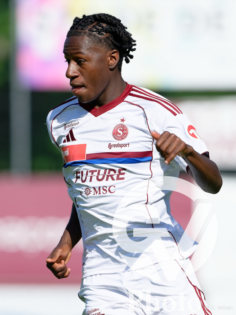 Lancy FC  v Servette FC M-21  - 1ere ligue Classic  | Geneva, Switzerland - April 25 : during the 1ere ligue Classic  match between Lancy FC  and Servette FC M-21  at Stade de Marignac on April 25 , 2026 in Geneva, Switzerland.