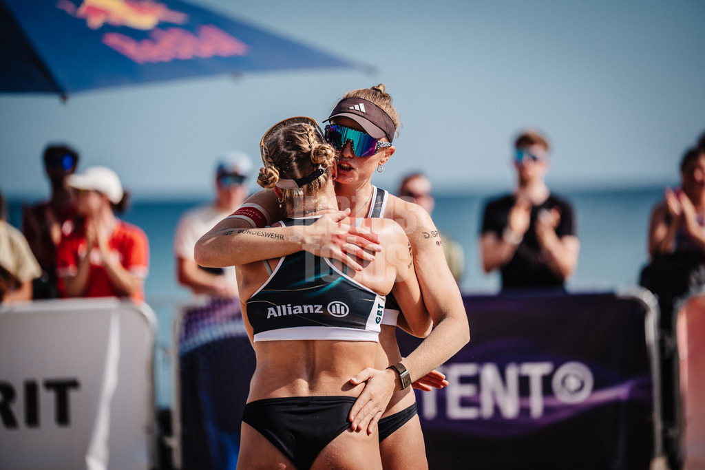 Beachvolleyball | Frauen | Deutsche Meisterschaften 2025 Timmendorfer Strand | 04.09.2025 | v.l. Melanie Paul und Lea Kunst