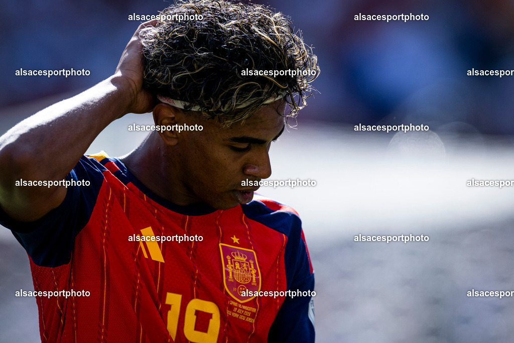 FOOTBALL : Argentine vs Espagne – Finale de la Coupe du Monde FIFA 2026. New York New Jersey Stadium, East Rutherford, New Jersey, États-Unis. 19/07/2026. | Lamine Yamal #19 (Spain)