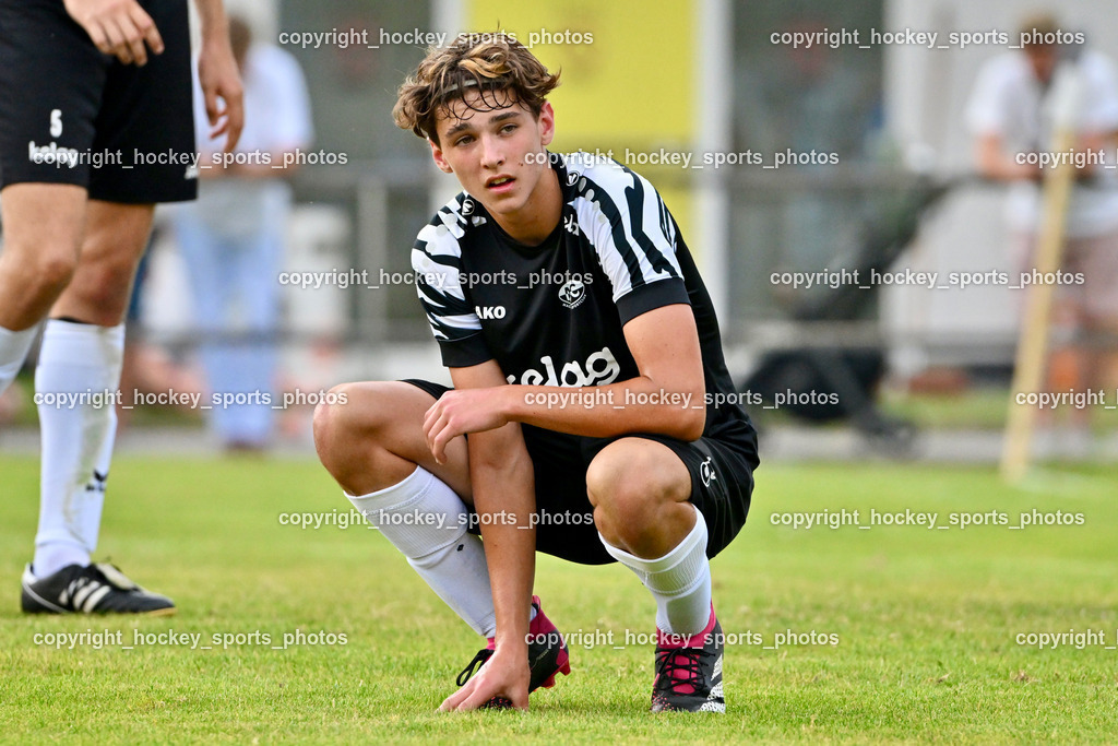 SC Magdalen vs. DSG Ledenitzen | #21 Luca Fabio Golger SC Magdalen, SC Magdalen vs. DSG Ledenitzen, SC Magdalen vs. DSG Ledenitzen am 19.07.2024 in Villach (Sportplatz Madalen), Austria, (Photo by Bernd Stefan)