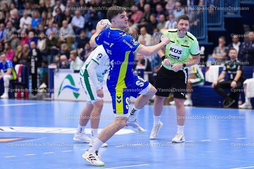 xYDRx22112502044 | 22.11.2025, xydrx, Handball, 1.HBL, VFL Gummersbach - SC DHfk Leipzig, Schwalbe-Arena: Kay Smits (VFL Gummersbach #31)