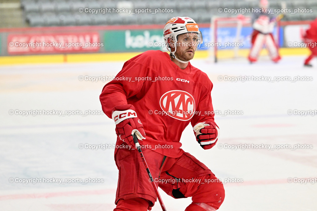 EC KAC Trainingsstart | Jordan Murray, EC KAC Neuzugang, EC KAC Trainingsstart, EC KAC Trainingsstart am 06.08.2025 in Klagenfurt (Heidi Horten Eishalle ), Austria, (Photo by Bernd Stefan)