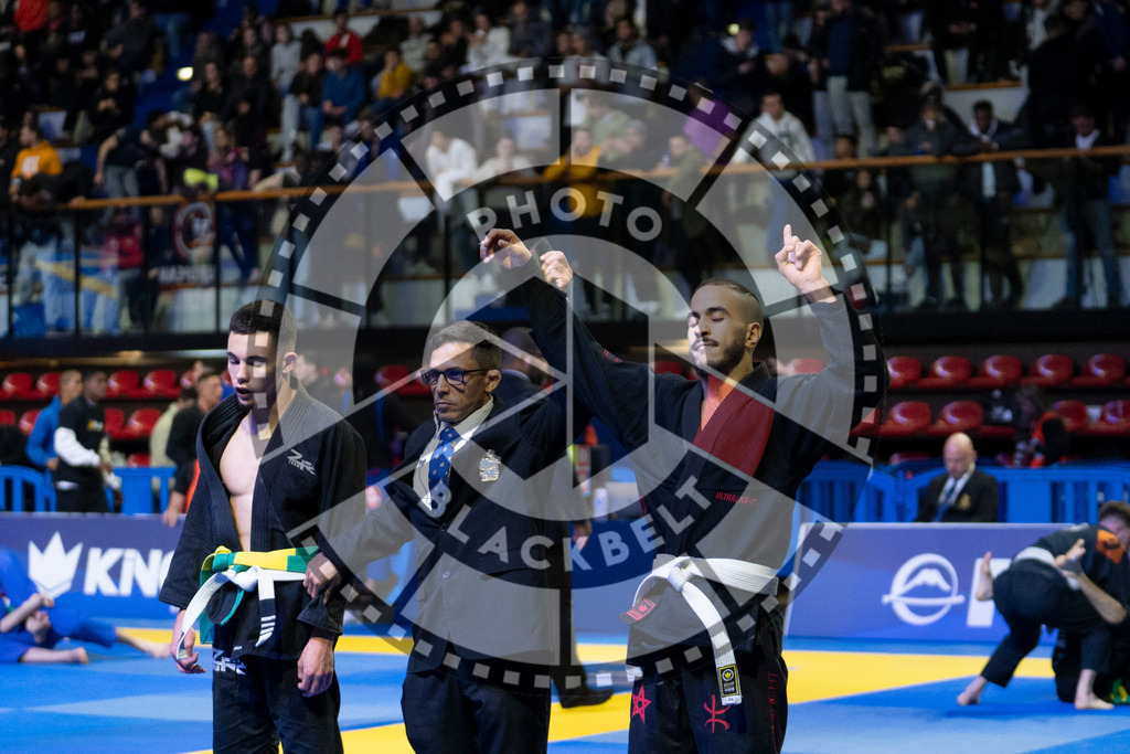 20240119PBB1063 | Fighters compete during the IBJJF European Championship in Paris, France, on January 19, 2024.