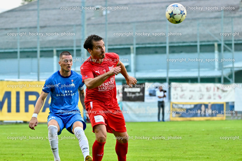 KAC 1909 vs. SAK | #2 David Gräfischer KAC 1909, #24 Zoran Vukovic SAK, KAC 1909 vs. SAK, KAC 1909 vs. SAK am 06.09.2024 in Klagenfurt (Sportplatz KAC), Austria, (Photo by Bernd Stefan)