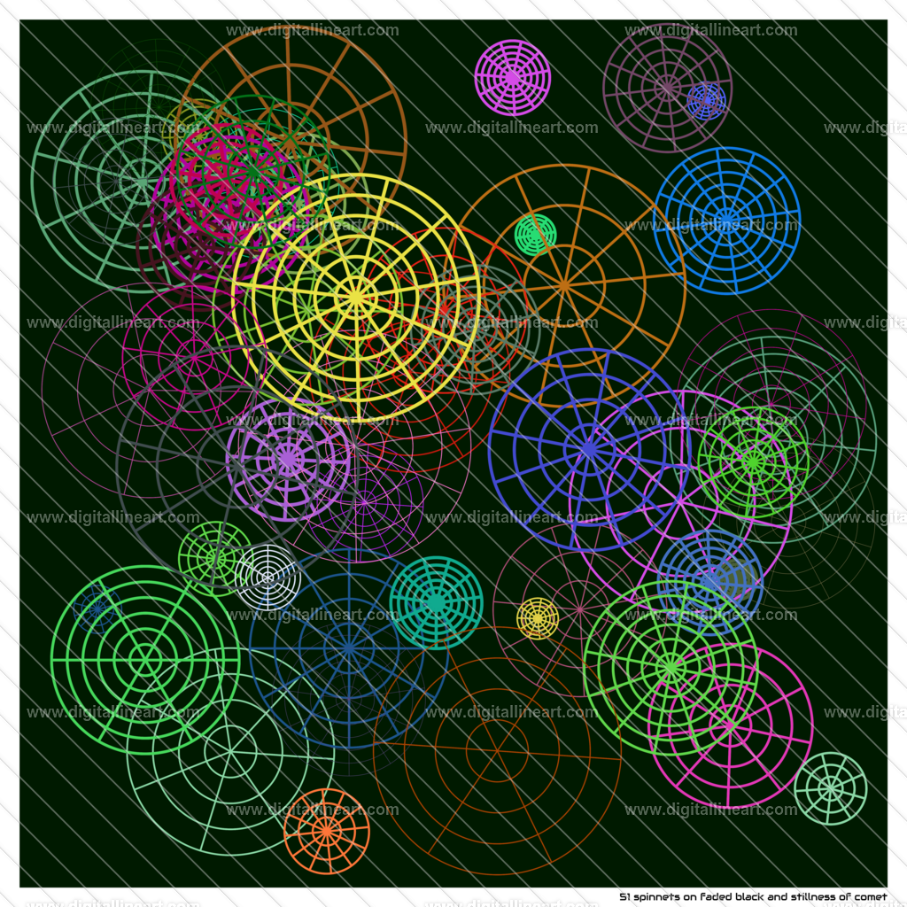 51-spinnets-faded-black-and-stillness-of-comet | digitallineart - Realisiert mit Pictrs.com