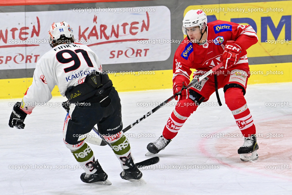 EC KAC Future Team vs. Rittner Buam 16.11.202 | #91 Fink Kevin, #84 Slivnik Luc