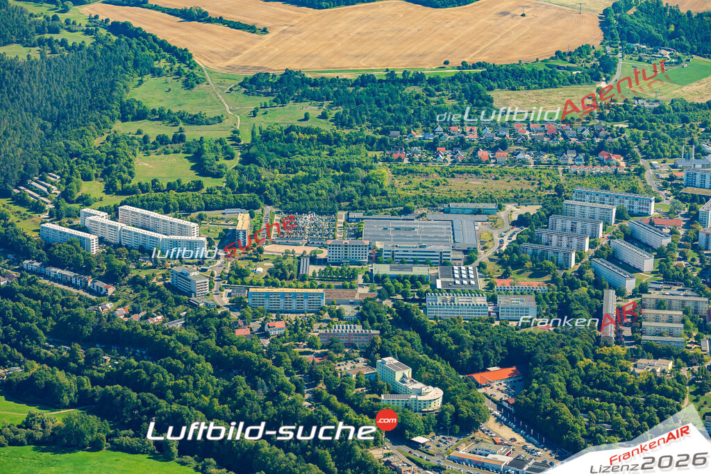 Klassische Luftaufnahme ohne Drohne zeigt:Welkershausen bei Meiningen - Die Luftbildaufnahme wurde 2025 vom UL-Flugzeug heraus erstellt ( keine Drohnenaufnahme ) - Hochauflösende Luftaufnahme -Nicht vergleichbar mit Google Maps oder Satelittenbilder- Die Geschenkidee !Mit Lizenz und Bildrechte bestellbar