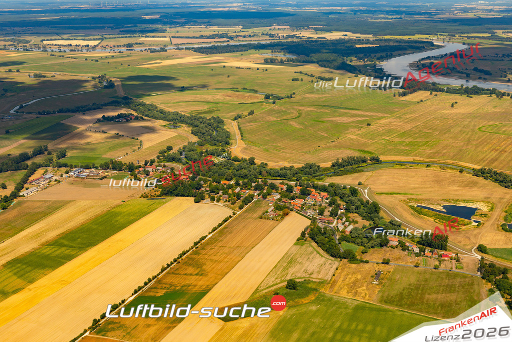 Die Luftaufnahme Wanzer - Aland wurde 2022 vom Flugzeug aus (keine Drohne) erstellt. Hohe Auflösung -für große Poster und Wandbilder geeignet - Garantiert!