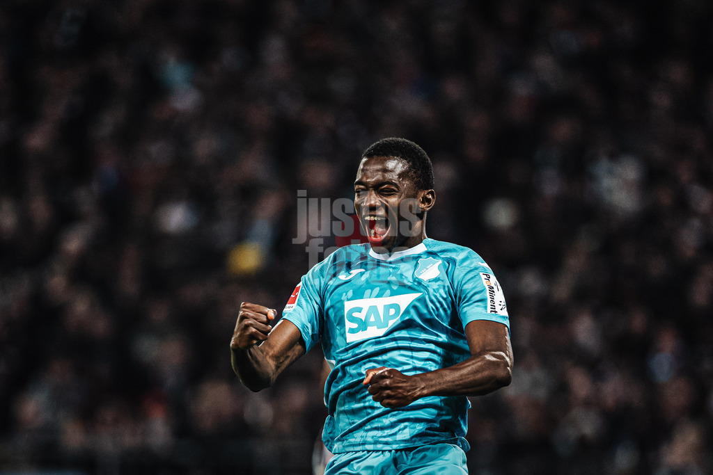 Fußball | Männer | Saison 2025/2026  | Fußball-Bundesliga | 07. Spieltag | FC St. Pauli vs. TSG Hoffenheim | 19.10.2025 | Torjubel von Bazoumana Toure (#29, TSG Hoffenheim)