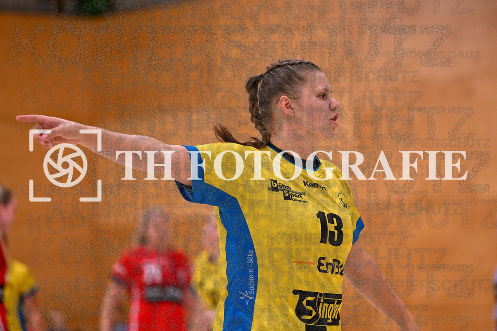 GER, SG Maulburg/Steinen - SV Allensbach 2, Frauen-Handball, Oberliga Suedbaden, 1. Spieltag, Saison 2024/2025, 28.09.2024 | Jennifer Dziubale (SV Allensbach 2, #13)GER, SG Maulburg/Steinen - SV Allensbach 2, Frauen-Handball, Oberliga Suedbaden, 1. Spieltag, Saison 2024/2025, 28.09.2024Foto: TH Fotografie/Thomas Hess