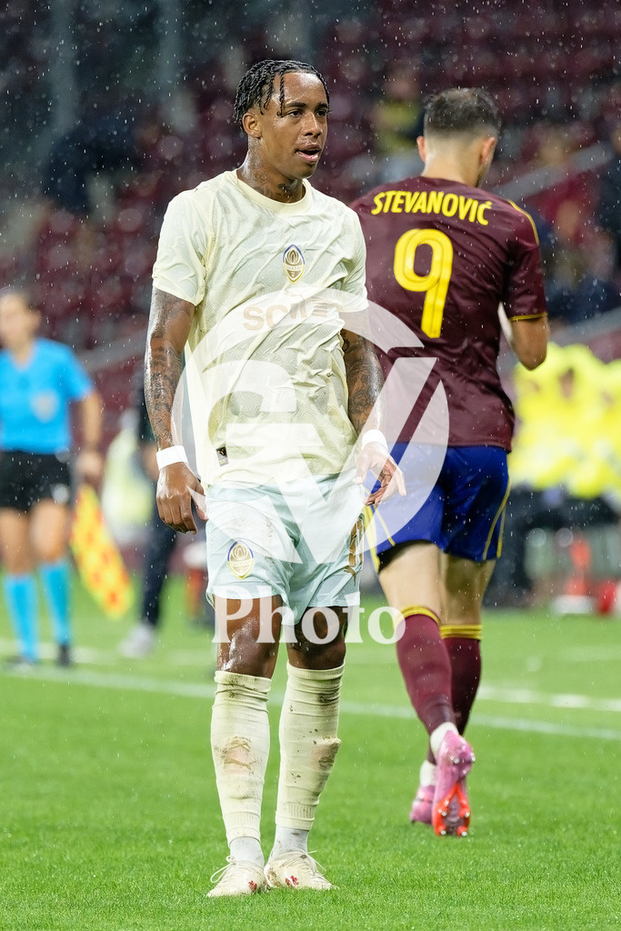UEFA Conference League Play-offs 2nd leg - Servette FC v FC Shakhtar Donetsk | Kevin (11 FC Shakhtar Donetsk) portrait (headshot/close up)  during the UEFA Conference League Play-offs 2nd leg match between Servette FC and FC Shakhtar Donetsk at Stade de Geneve in Geneva, Switzerland