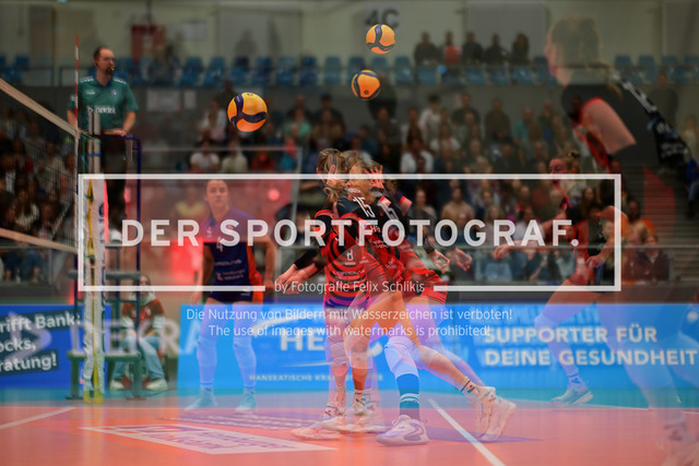 Volleyball I Frauen I Saison 2025-2026 I Bundesliga I 5. Spieltag I ETV Hamburger Volksbank Volleys - Dresdner SC I 08280 | Der Sportfotograf. - Realisiert mit Pictrs.com