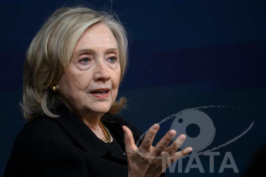 _DWA3701 | Die US-Politikerin Hillary Clinton auf der Veranstaltung Bridging Scholarship and Statecraft im Rahmen der Münchner Sicherheitskonferenz 2026. München, 13.02.2026 Bayern Deutschland  - Realisiert mit Pictrs.com