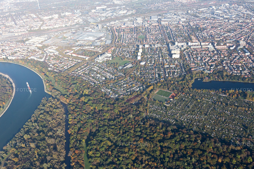 Luftbild: MA Lindenhof im Ortsteil Lindenhof in Mannheim im Bundesland Baden-Württemberg in Deutschland. Foto: IMG_095391.jpg vom 30.10.2016 durch Werner Riehm/FLY-FOTO.de