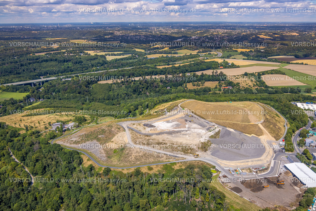 Velbert220803710 | Luftbild, Deponie Plöger Steinbruch Haberstraße, Velbert, Ruhrgebiet, Nordrhein-Westfalen, Deutschland