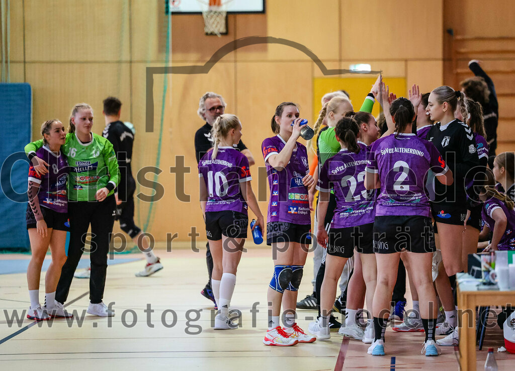 2023-12-16_130_SpVgg_Altenerding_gegen_HC_Donau-Paar_II | Erding, Deutschland, 16.12.2023:
Handball, Bezirksoberliga Frauen Altbayern 2023 / 2024, 10. Spieltag, SpVgg Altenerding gegen HC Donau/Paar II, Endergebnis: 22:22

Foto: Christian Riedel / fotografie-riedel.net