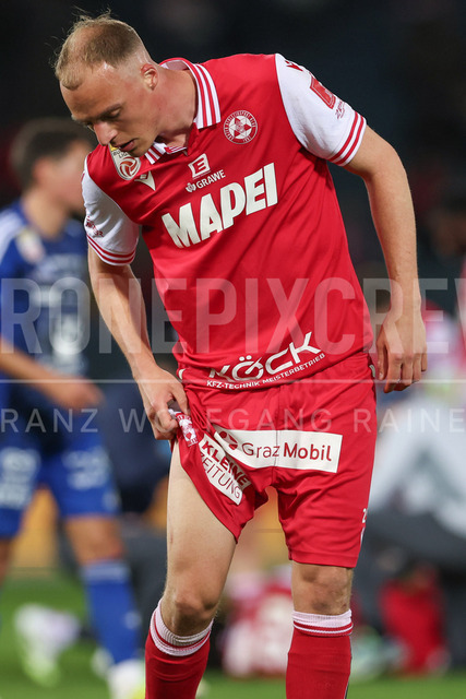 Grazer AK 1902 vs RZ Pellets WAC – Austrian Bundesliga | Graz, Austria, 14.Mar.26 - SOCCER - ADMIRAL Bundesliga, Grazer AK 1902 vs RZ Pellets WAC. The image shows Alexander Hofleitner (GAK).     