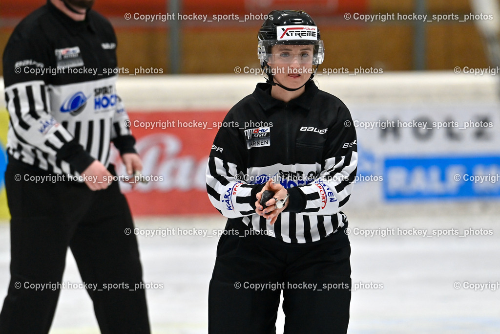 EC Spittal Hornets vs. USC Piraten Velden 7.2.2024 | Klemm Anja Referee