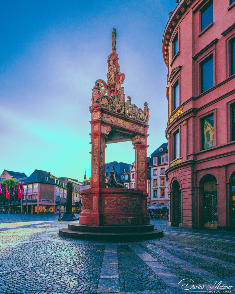 Der Marktbrunnen in Mainz  | Der Marktbrunnen in Mainz  auf dem Marktplatz