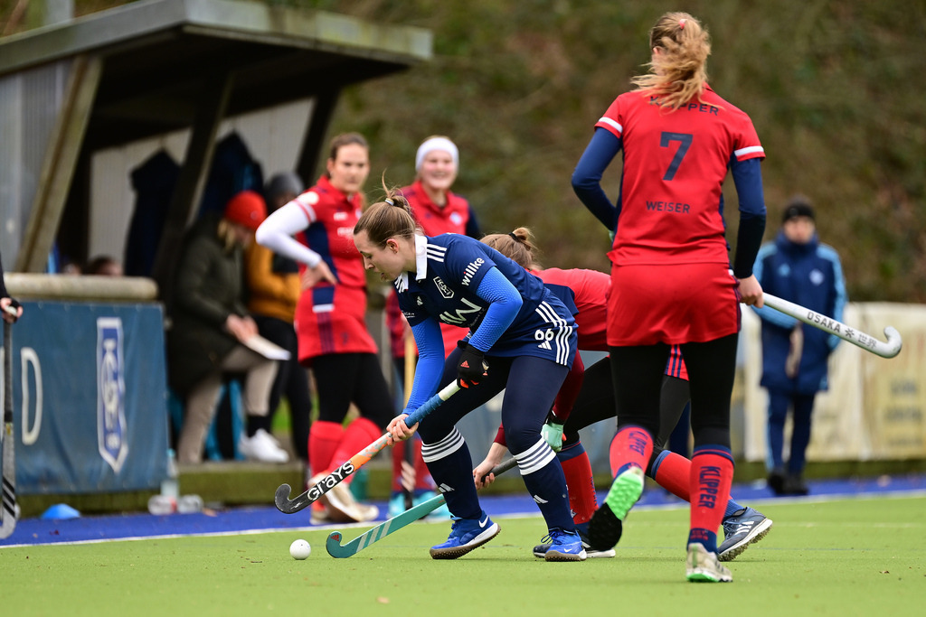 Hockey I Frauen I Saison 2023-2024 I Testspiel I TG Heimfeld - Klipper THC Hamburg | Der Sportfotograf. - Realisiert mit Pictrs.com