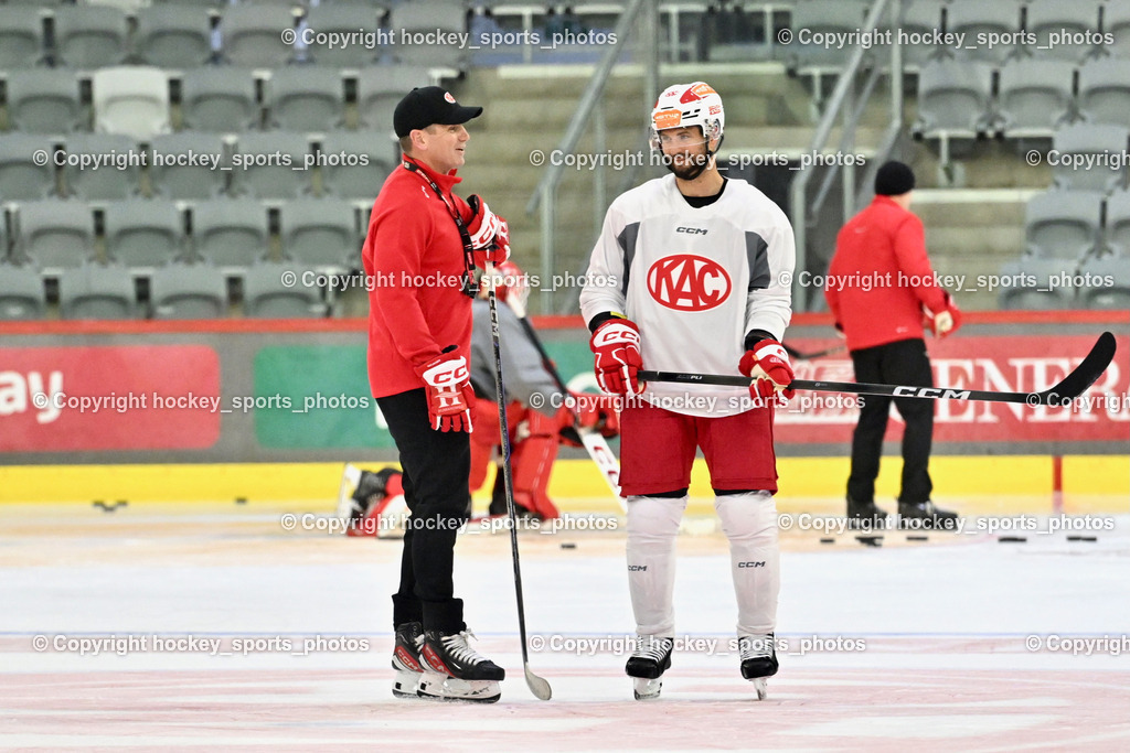 EC KAC Trainingsstart | Kirk Furey Headcoach EC KAC, EC KAC Trainingsstart, EC KAC Trainingsstart am 06.08.2025 in Klagenfurt (Heidi Horten Eishalle ), Austria, (Photo by Bernd Stefan)