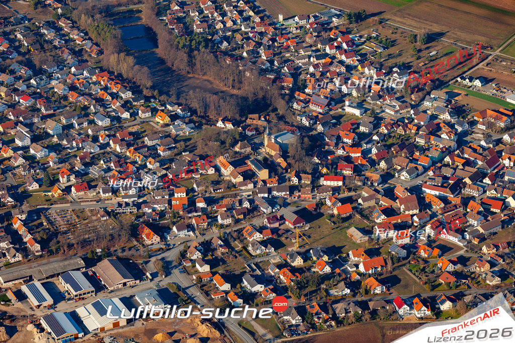 Das Luftbild der Stadt Hausen wurde 2019 vom Flugzeug heraus erstellt (keine Drohne) Aufnahmehöhe ca.400 Meter- hohe Auflösung- beste Druck-Qualität garantiert!