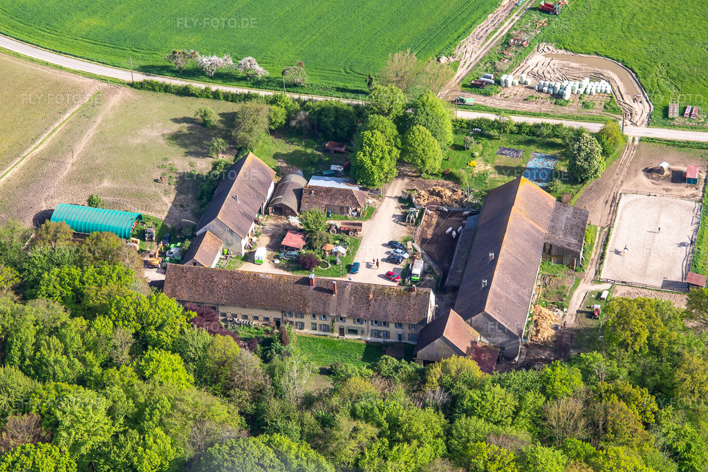 Luftbild: Biquerie du Kili in Wittring im Bundesland Moselle in Frankreich. Foto: IMG_140419.jpg vom 30.04.2024 durch Werner Riehm/FLY-FOTO.de