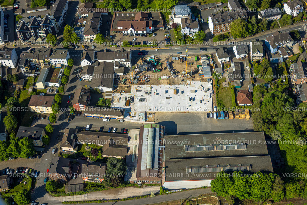 Wetter240503615 | Luftbild, Baustelle mit Neubau auf dem Näscher Werksgelände, Wengern, Wetter, Ruhrgebiet, Nordrhein-Westfalen, Deutschland