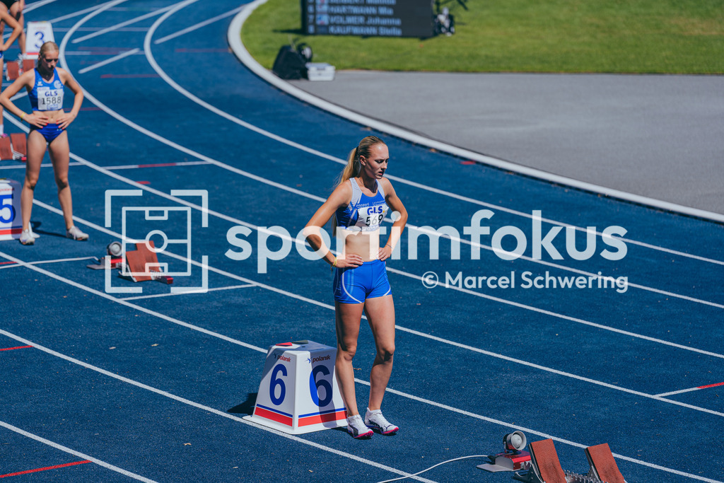 DM U23 U18 Bochum 2026 | Mia Hartmann (TV Dornholzhausen/Taunus), Startnummer 569 Deutsche Meisterschaften der U18 &amp; U23 2026, Lohrheidestadion Bochum-Wattenscheid, 04.07.2026 Foto: Marcel Schwering / sportimfokus - Realisiert mit Pictrs.com