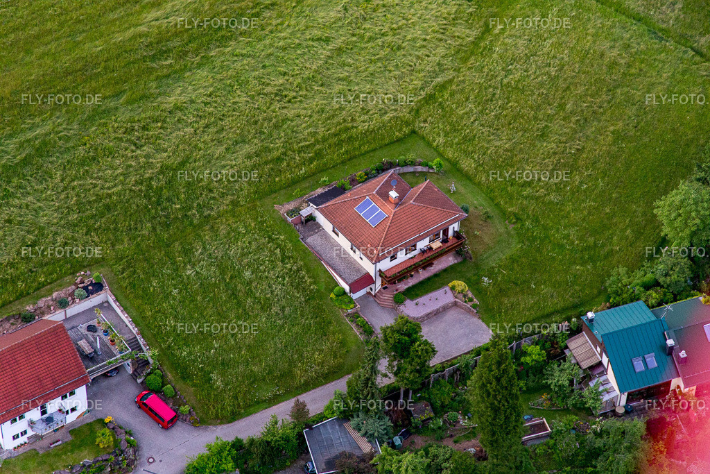 Ortsansicht | Luftbild: Ortsansicht im Ortsteil Brombach in Eberbach im Bundesland Baden-Württemberg in Deutschland. Foto: IMG_089463.jpg vom 10.06.2016 durch Werner Riehm/FLY-FOTO.de - Realisiert mit Pictrs.com