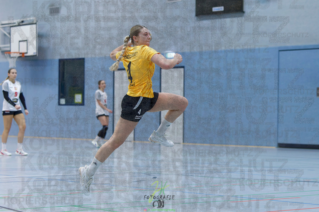 Frauen Oberliga Mitte (HHV); HSG Eibelshausen/Ewersbach - HSG Wettenberg II | Frauen Oberliga Mitte (HHV); HSG Eibelshausen/Ewersbach - HSG Wettenberg II am 13.12.2025 in Steinbrücken (Sporthalle am Hammerweiher)Photo © 2025 - Jörg Heinrich - Realisiert mit Pictrs.com