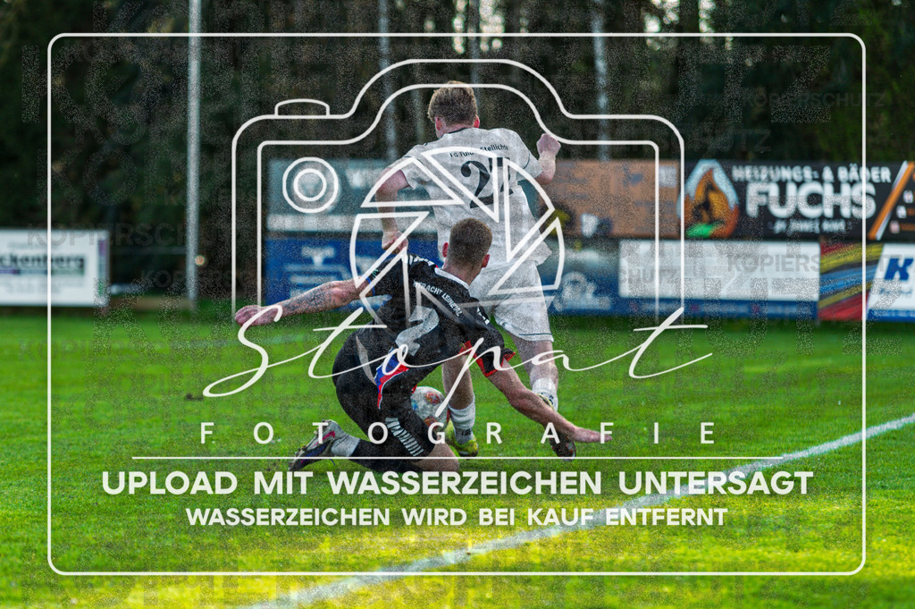 FGFS-LEN-1000 | Louis Bock (Eintracht Leinetal #02) und Ole Jahns (Fulde-Stellichte #27) beim Herren Kreisliga HK Spiel zwischen FG Fulde-Stellichte und Eintracht Leinetal im Fulder Zentralstadion, Fulde (Simon Paul Stopat) - Realisiert mit Pictrs.com
