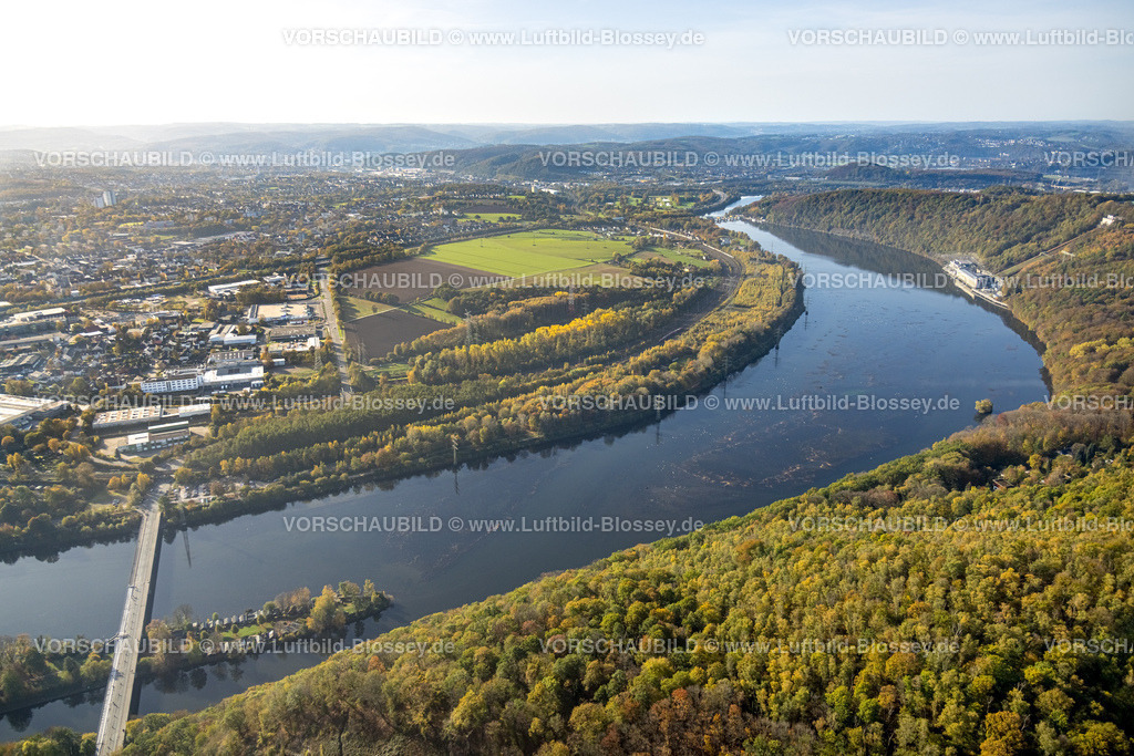 Hagen221015157 | Luftbild, Hengsteysee, Ruhrbrücke, Bikertreff, Boele, Hagen, Ruhrgebiet, Nordrhein-Westfalen, Deutschland