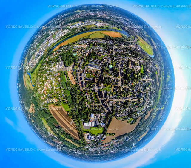 Hattingen240890616Winz-Baak | Luftbild, Ortsansicht Winz-Baak mit Bochumer Straße, Erdkugel, Fisheye Aufnahme, Fischaugen Aufnahme, 360 Grad Aufnahme, tiny world, little planet, fisheye Bild, Baak, Hattingen, Ruhrgebiet, Nordrhein-Westfalen, Deutschland