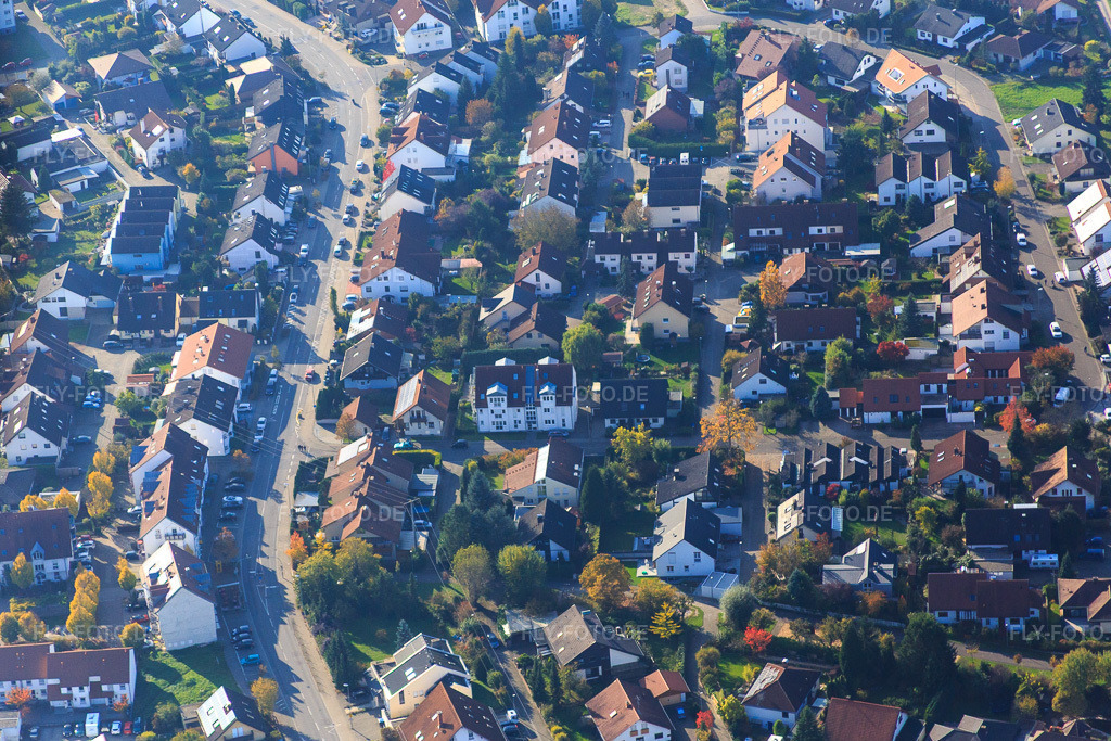 Luftbild: Drachenfelsstr in Hagenbach im Bundesland Rheinland-Pfalz in Deutschland. Foto: IMG_075779.jpg vom 02.11.2014 durch Werner Riehm/FLY-FOTO.de