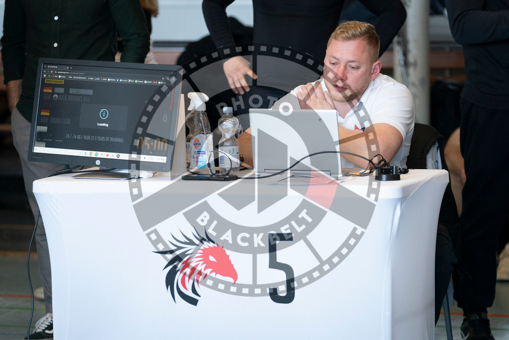 20250329PBB2015 | Fighters compete during the International Luta Livre (ILLCS) Germany IX Spring 2025 Competition spring on March 29, 2025 in Hannover, Germany.© Chiara Dazi