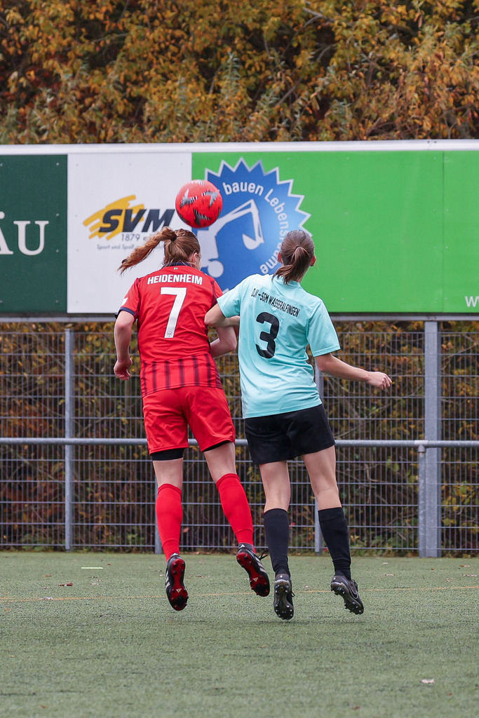FCHWAS_251102_4744 | 1.FC Heidenheim 1846 II vs. SGM DJK-SV Wasseralfingen/Neuler, Fußball, Frauen, Bezirksliga, 2025/2026, 8. Spieltag, 02.11.2025 in Mergelstetten (Foto: Michael Bulling) - Realisiert mit Pictrs.com