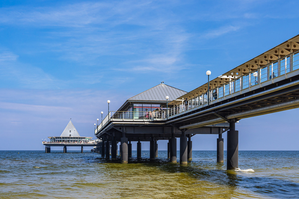 Die Seebrücke in Heringsdorf auf der Insel Usedom | Die Seebrücke in Heringsdorf auf der Insel Usedom.